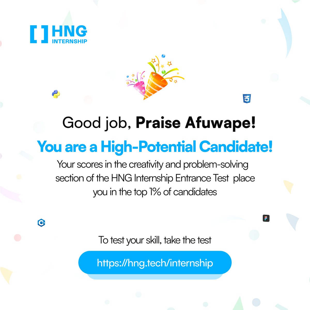 PraiseAfuwape's tweet image. Just joined the #HNGInternship 🚀
Excited to dive into the DevOps track, build real-world projects, and grow with amazing minds across the tech community.
Let’s go! 💪.
#DevOps #HNG13 #TechJourney #CloudEngineering