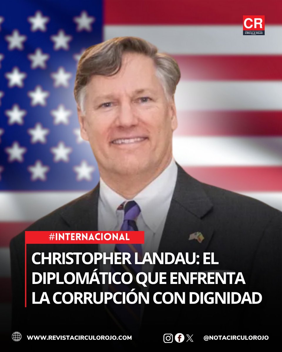 #Internacional | Llamado en Washington “el quita visas”, Christopher Landau ha llevado a la diplomacia estadounidense a un nuevo nivel de integridad. Su biografía es la historia de un hombre que combina erudición, respeto y firmeza para defender los valores de su país frente a la