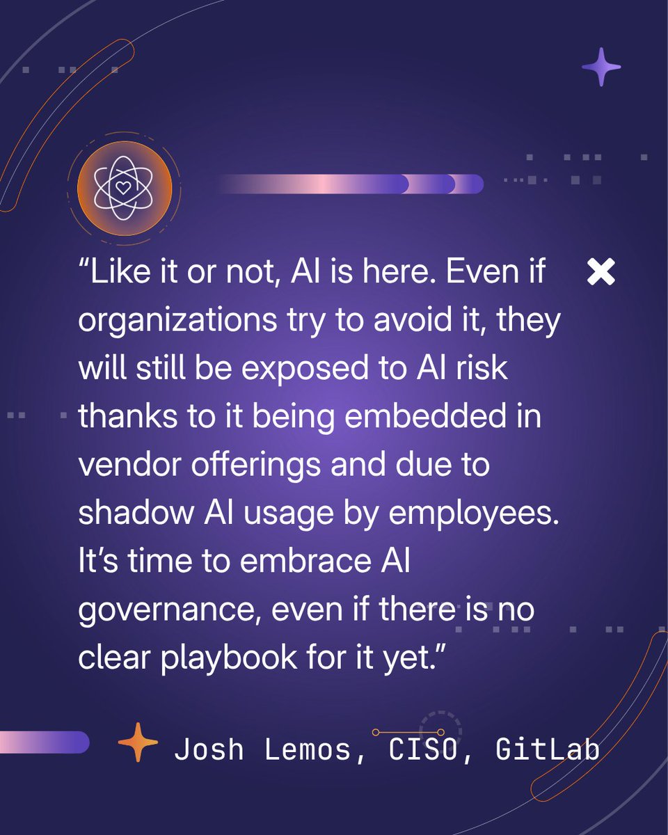 gitlab's tweet image. Executives say software development has an agentic future, but some organizations are behind in their AI governance practices.
In Josh Lemos’ byline for Cyber Defense Magazine, he shares how CISOs can minimize this AI governance gap.
📖 more here:
cyberdefensemagazine.com/newsletters/oc…