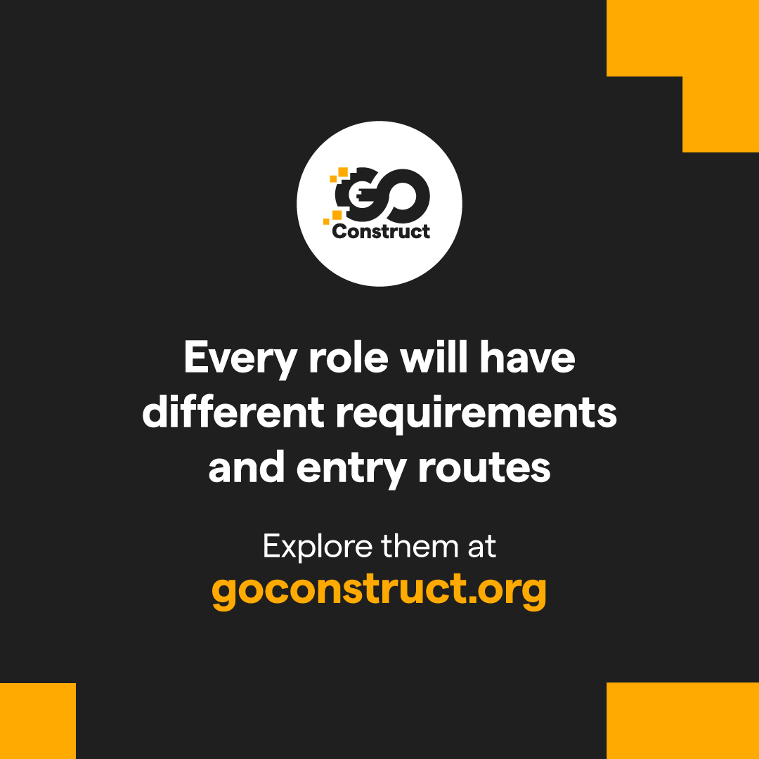 GoConstructUK's tweet photo. Thinking about a career in construction? No matter your grades, there's a career for everyone.

Whether you want to pursue a more academic route, or prefer a hands-on approach and want to enter the world of work, head to https://t.co/dPFGNdUIhq to find out more. ✅ https://t.co/G2rPXvKdQa