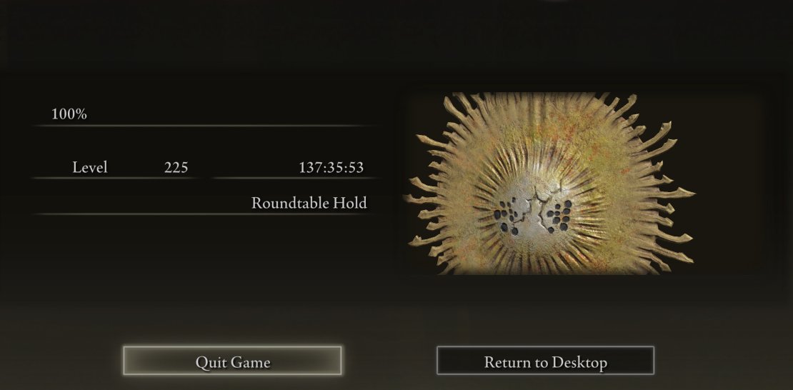 LitzinXD's tweet photo. Elden Ring 100% run Is Done! (All Weapons, Armor, Talismans, Ashes Of War, Sorceries, Incantations, and Achievements) Took A Long time and was Tilting At times But Im Glad It's Done. https://t.co/EIcvL8NTmC