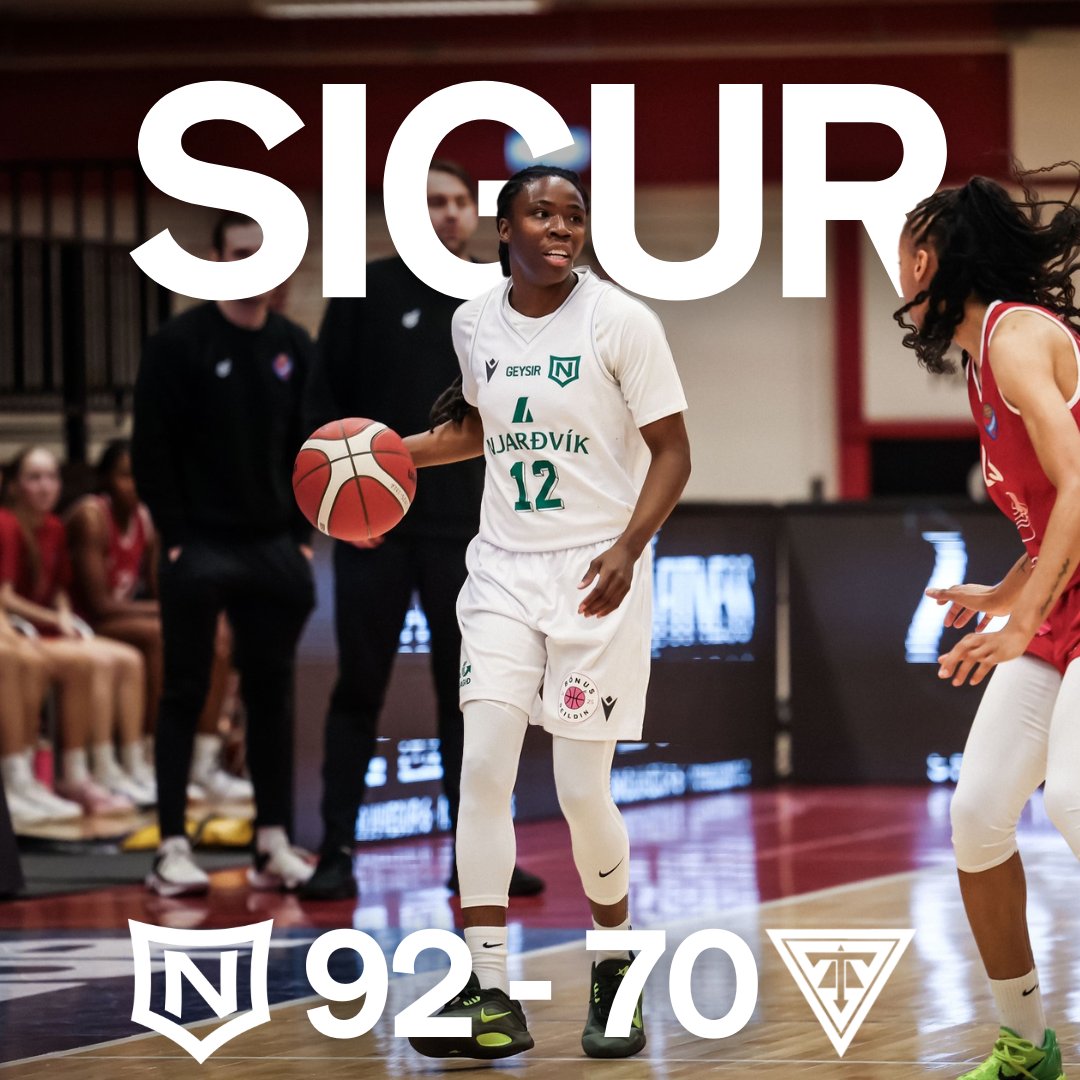 Góður sigur í kvöld!

Njarðvíkurkonur sigruðu Tindastól 92-70 þar sem Brittany gældi við þrennuna með 21 stig, 16 stoð og 9 fráköst
Pau skoraði 18 stig, Dani 16 og Helena 13

Minnum á leikinn hjá strákunum á morgun uppá Skaga
Hvetjum alla til að fjölmenna þangað!

Áfram Njarðvík!