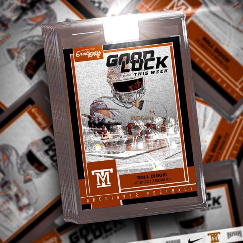 Thank you <a href="/CoachKyleSamson/">Kyle Samson</a> for the goodluck wishes! <a href="/MonTechFootball/">Montana Tech Football</a>