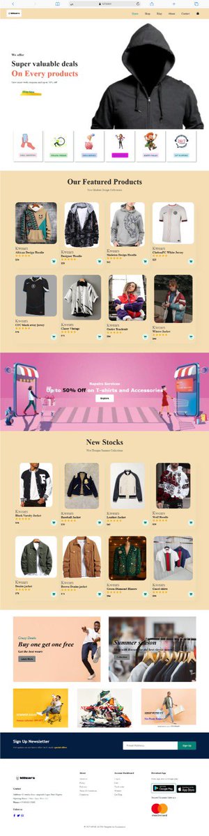 Aje432's tweet image. HTML,CSS and JavaScript E-commerce page 
Did I do well ? ,still learning tho