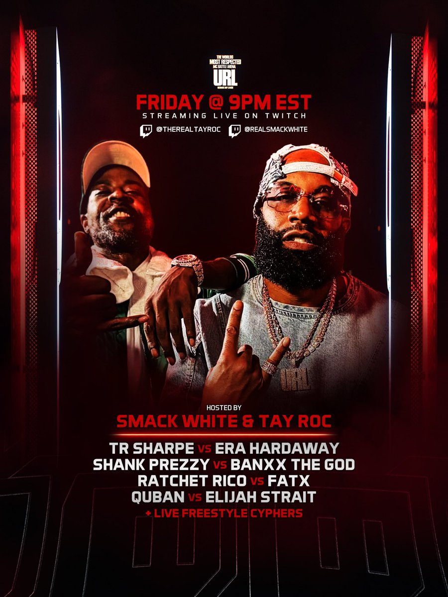 URL BACK OUTSIDE THIS FRIDAY!