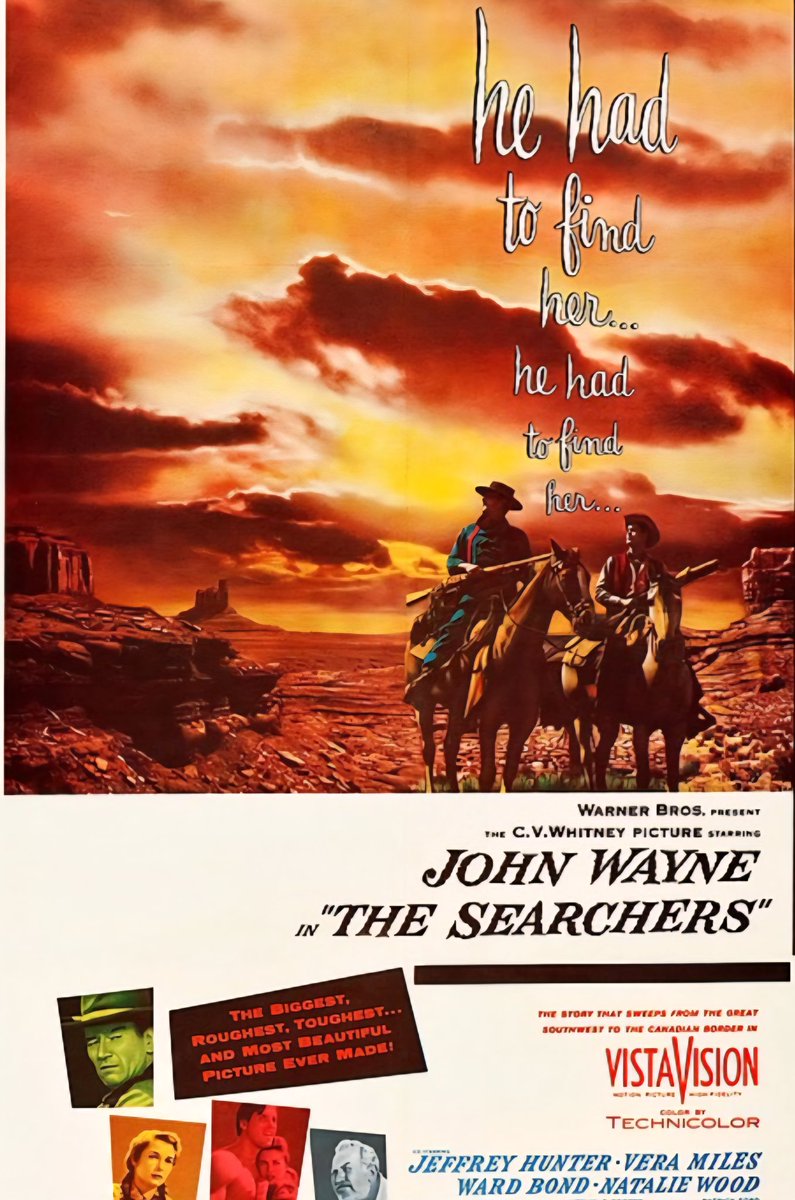 For my money, the best Western ever.

The Searchers (1956)