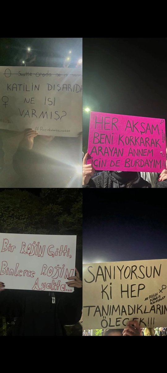 İçinde biraz insani duygu merhamet vicdan taşıyan herkes Adalet için sokaklara çıkmalıdır.
#RojinİçinAdalet