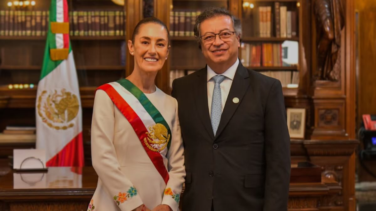 Tere Felipe (@_terefelipe_) on Twitter photo La decisión de <a href="/Claudiashein/">Claudia Sheinbaum Pardo</a> y <a href="/petrogustavo/">Gustavo Petro</a> de no asistir a la Cumbre de las Américas, en protesta por la exclusión de Cuba, Venezuela y Nicaragua, se puede interpretar de una sola manera; habla de principios, de decencia… De tener la convicción de existir en este mundo con la La decisión de <a href="/Claudiashein/">Claudia Sheinbaum Pardo</a> y <a href="/petrogustavo/">Gustavo Petro</a> de no asistir a la Cumbre de las Américas, en protesta por la exclusión de Cuba, Venezuela y Nicaragua, se puede interpretar de una sola manera; habla de principios, de decencia… De tener la convicción de existir en este mundo con la