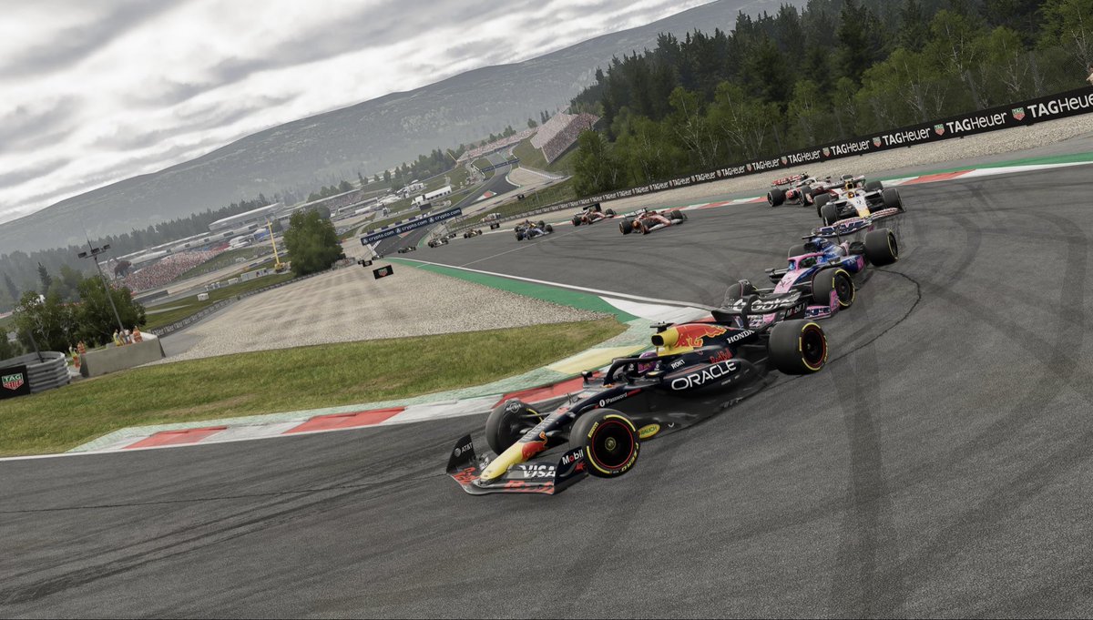DBF1 S6 R7 Austria 🇦🇹 Started P3 but got a great launch of the start into P2 and was leading by T6, unfortunately I couldn’t match Kasper’s pace but a great race very fun to drive. P2 in the end.