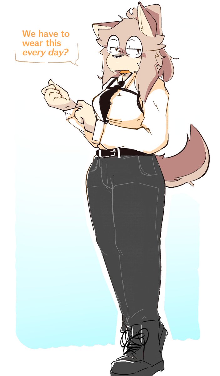 Putting in my application to be an intern...

Outfit stolen from <a href="/Galacteasers/">Lauraurora</a> !!! &gt;:D