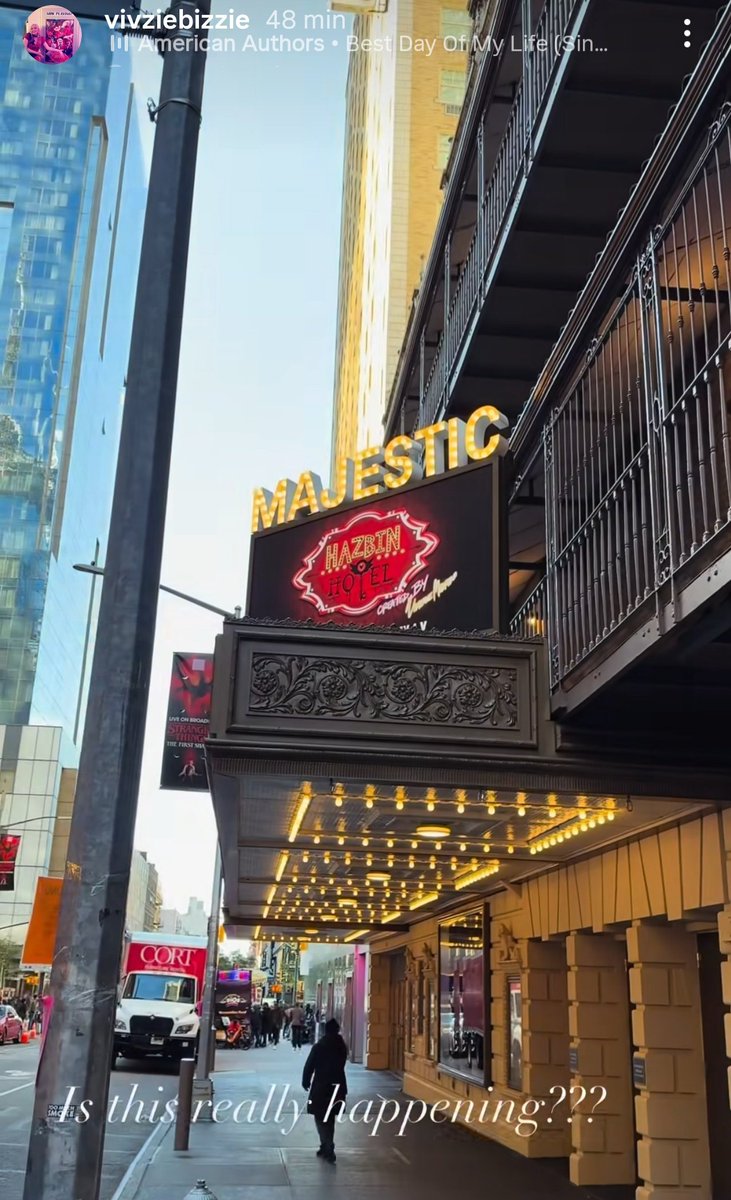 Beautiful!! The same theater that the Phantom of the Opera was for more than 35 years! I'm sooo proud! 💕 #HazbinHotel #HazbinHotelAlastor #HazbinHotelCharlie #vivziepop