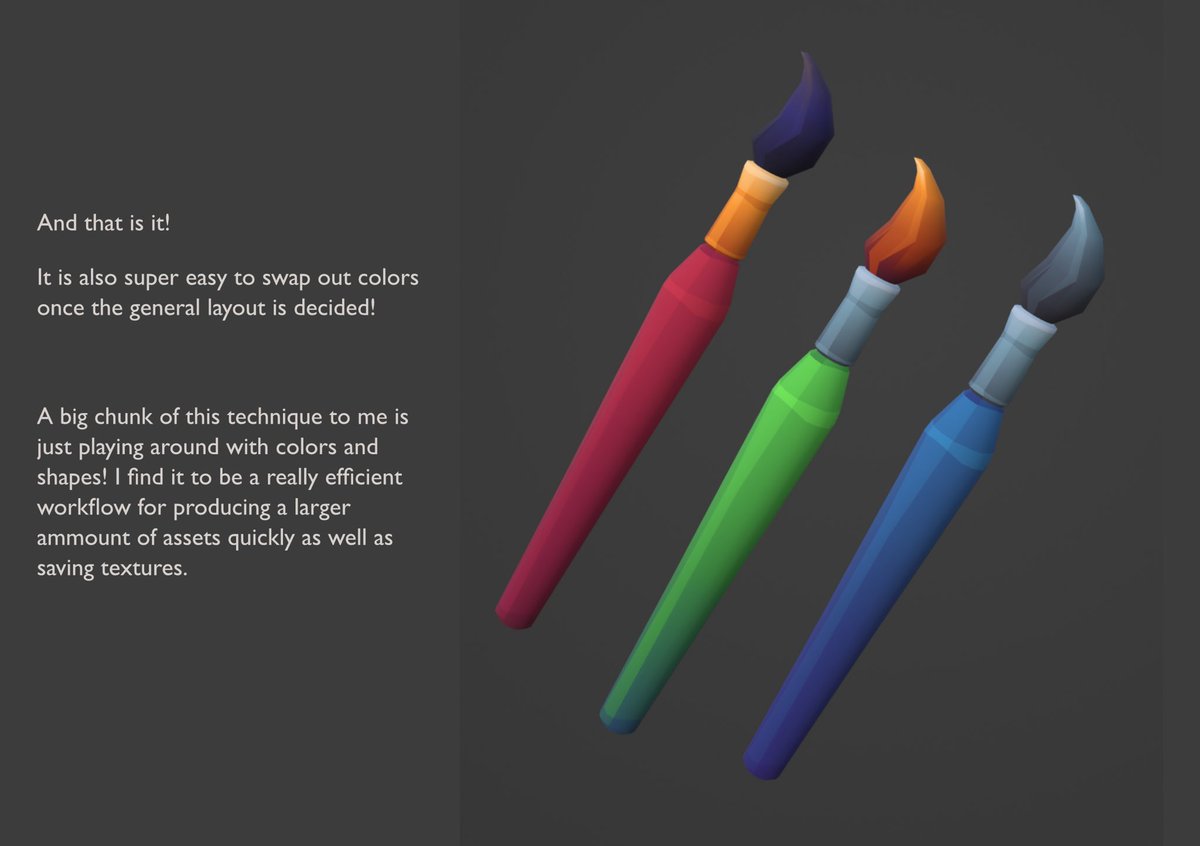 emma_gamedev's tweet image. here it is, a super rough breakdown of how i texture these assets!