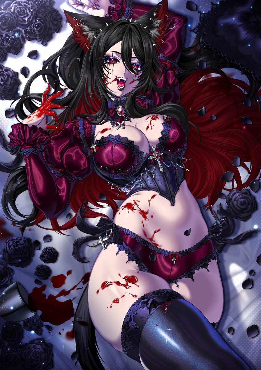 Look at the stunning art that <a href="/MaiuLive/">Marilu 🦊❤️VArtist</a> did for me ! omg, I'm so in love ! ❤️ make sure you guys go follow them right meow!