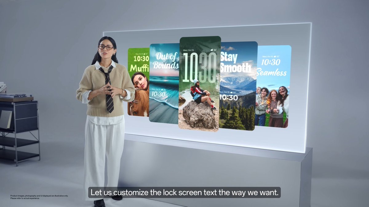 oxygenos16's tweet image. Lockscreen Customization in #OxygenOS16