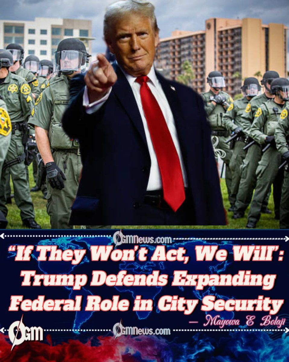 OGM_News's tweet image. “Supporters praise, critics protest: Trump’s deployment plan deepens national debate over state sovereignty. #TrumpAdministration #Politics #FederalPower”

Mayowa Bolaji for OGM News 👇🏾

ogmnews.com/donald-trump-s…