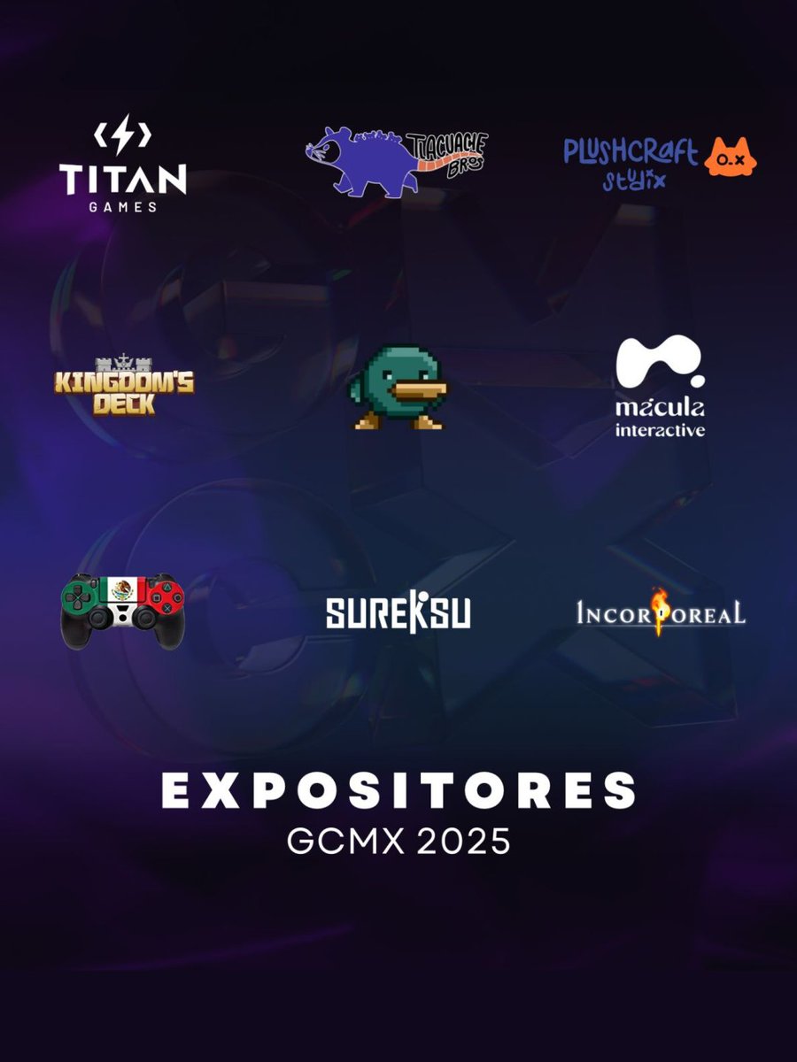 🎮 Heading to GCMX 2025! 🎮

Sureksu will be exhibiting at Game Conference MX on Oct 17–18 in Guadalajara 🇲🇽

We’ll showcase Ruless, share our projects, and connect with devs from across the region. 🌎✨

Let’s meet, talk collabs, and make cool things happen! 💼🤝

#GCMX #gamedev