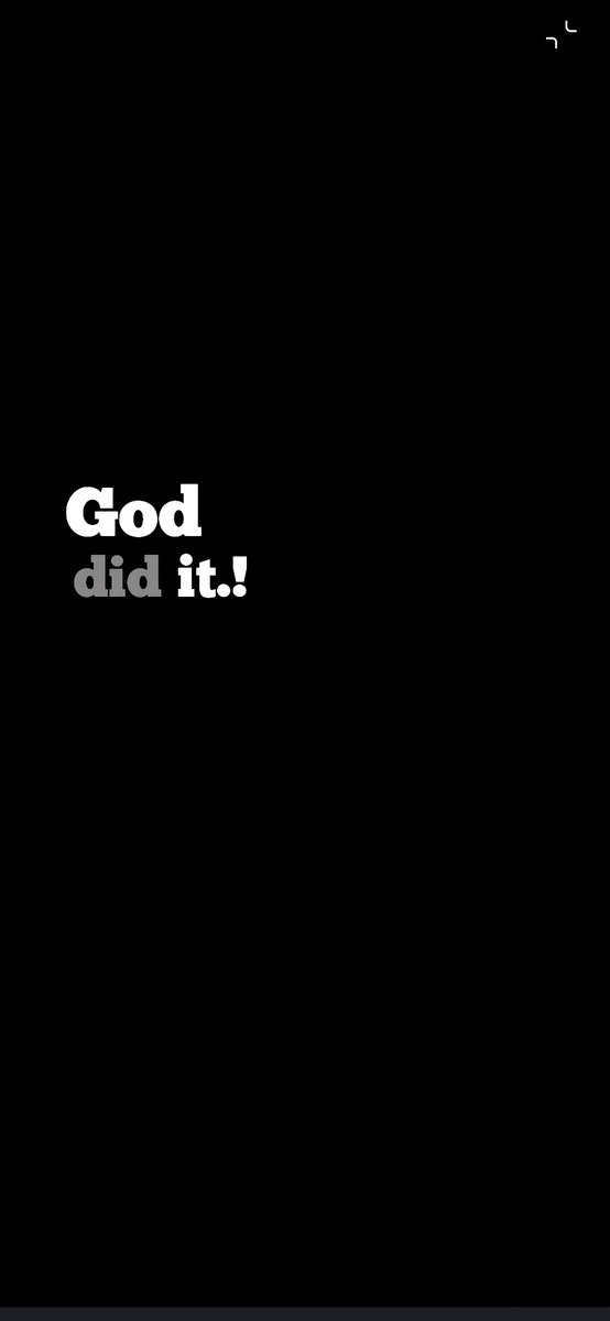 God did.