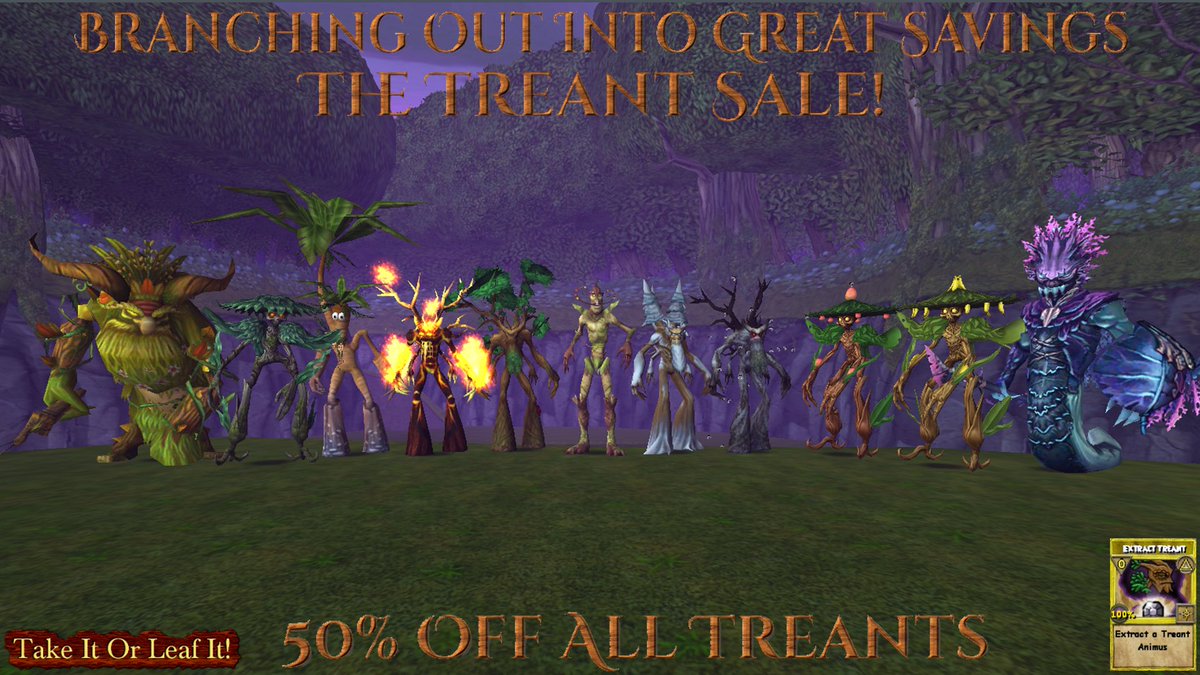 AnimaChambers's tweet image. Branching Out Into Great Savings! 🌳 

This week only, get 50% Off all Treant Extract Items! For a sale that'll feel like money grows on trees, check out the link below!

animachambers.org/treant.html