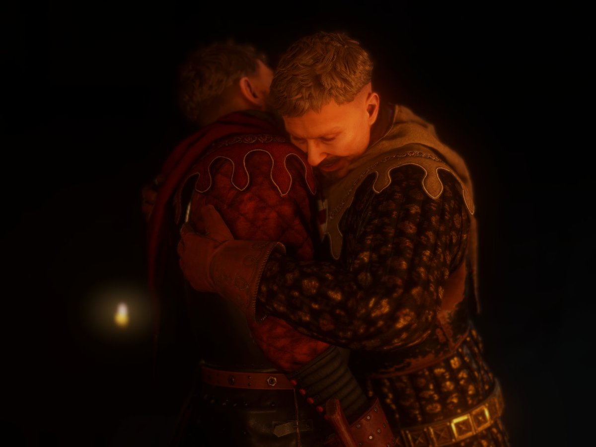 He`s so happy to finally hold his boy, it breaks my heart 💔

#radzigkobyla #henryofskalitz #kcd2