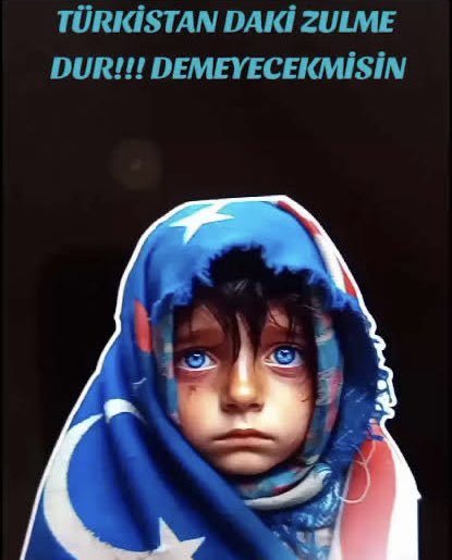 Haydi Hep Birlikte TÜRKİSTAN’daki  Zulme Dur Diyelim 
#FreeTurkistan