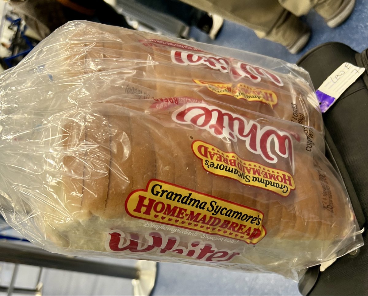 Jeff Cotrupe (@jeffcotrupe) on Twitter photo #Roachfest25LasVegas #random: #AppleWatch #steps / <a href="/Raiders/">Las Vegas Raiders</a> / Guy next to me in TSA line loves Grandma Sycamore’s “Lot of potato 🥔 in it but it’s  not potato bread” Bread #Roachfest25LasVegas #random: #AppleWatch #steps / <a href="/Raiders/">Las Vegas Raiders</a> / Guy next to me in TSA line loves Grandma Sycamore’s “Lot of potato 🥔 in it but it’s  not potato bread” Bread