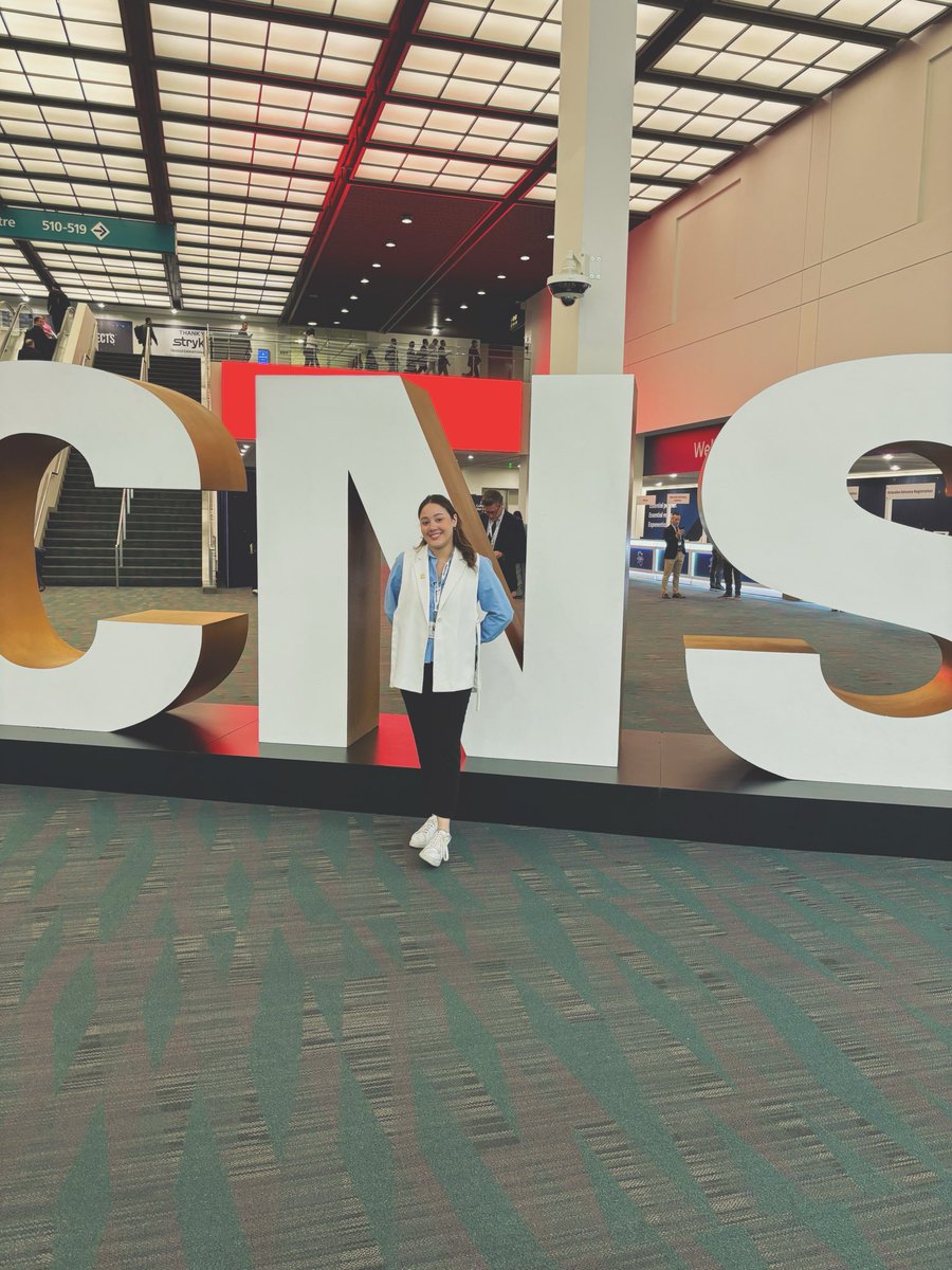 laybar6's tweet photo. Extremely grateful to be part of the incredible @WomenInNSGY and @missionbrainorg community 🤍 Had the best time at #CNS2025 presenting our work on Chiari I Recurrence and Decompression. An unforgettable experience surrounded by inspiring minds and mentors! @CNS_Update https://t.co/p0lEarPiEc