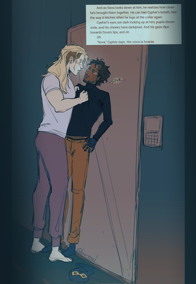 Like I said, reread in favor with wolves... This is from the last chapter 
Gotta love the 𝘖𝘩 moment of the fic
#cysova #sova #cypher