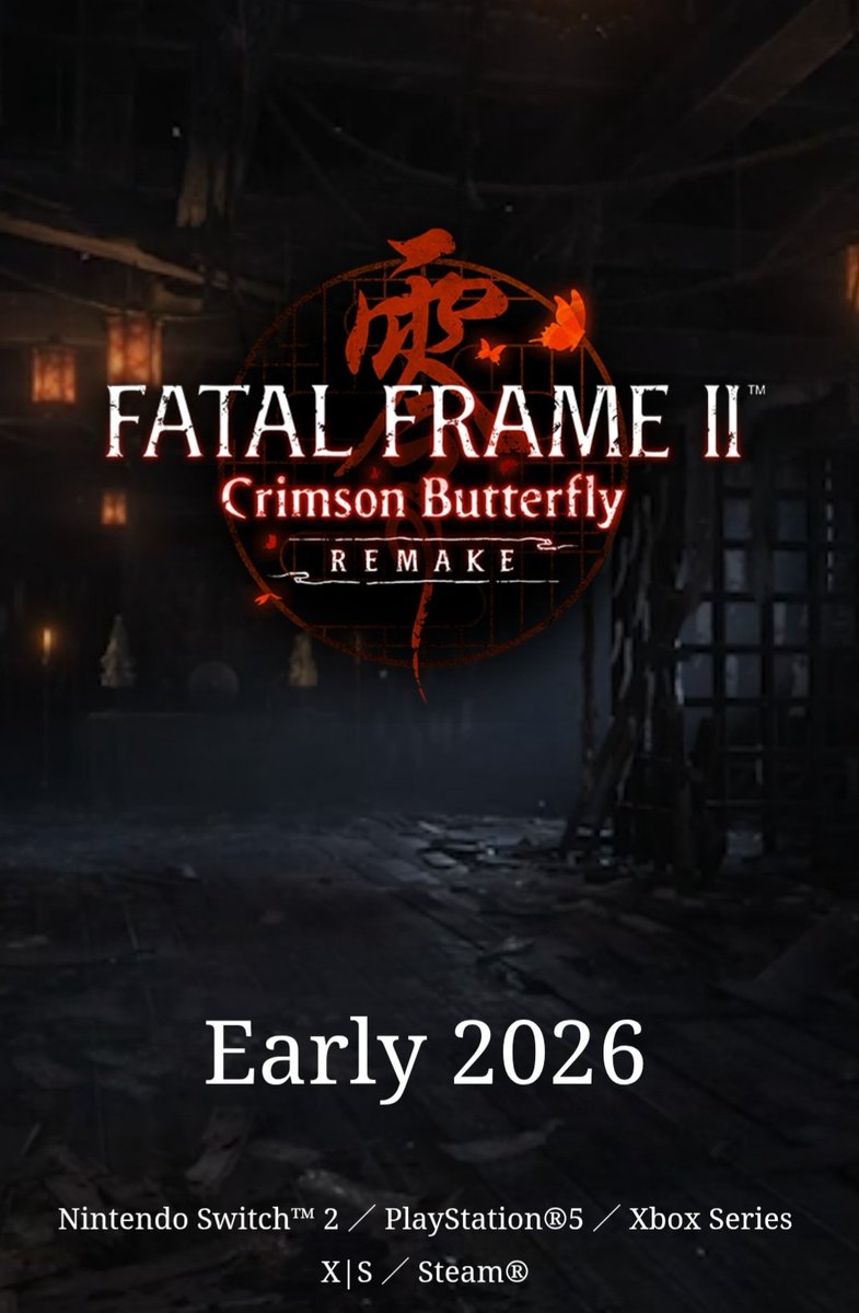 TrickyAlias's tweet image. This is what I needed to see to drastically improve my day im so excited they're remaking my fav fatal frame!!!