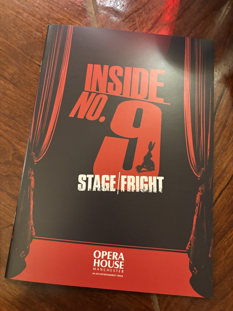 Fun night seeing Inside No 9 again in Manchester with <a href="/AshMcWrites/">Ash</a> - spooky!