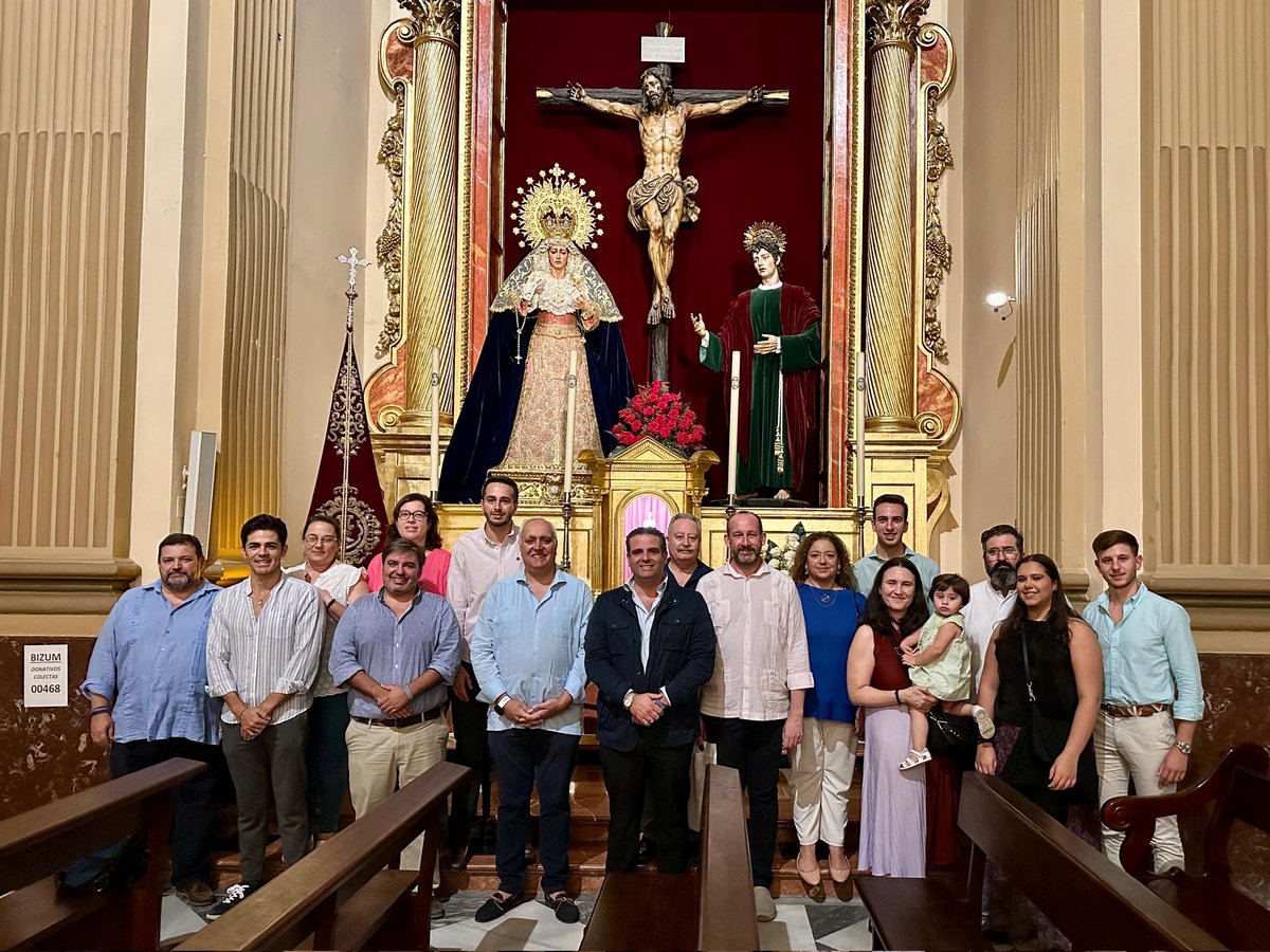 #MiércolesdeNervión | Hoy hemos celebrado un encuentro fraternal con los hermanos de la <a href="/ResurreccionSev/">Resurrección Sevilla</a>, a quienes hemos recibido con los brazos abiertos.

Qué el Cristo de la Sed y el Señor de la Sagrada Resurrección nos mantengan unidos bajo la fe de Dios.

#SEDdeNervión