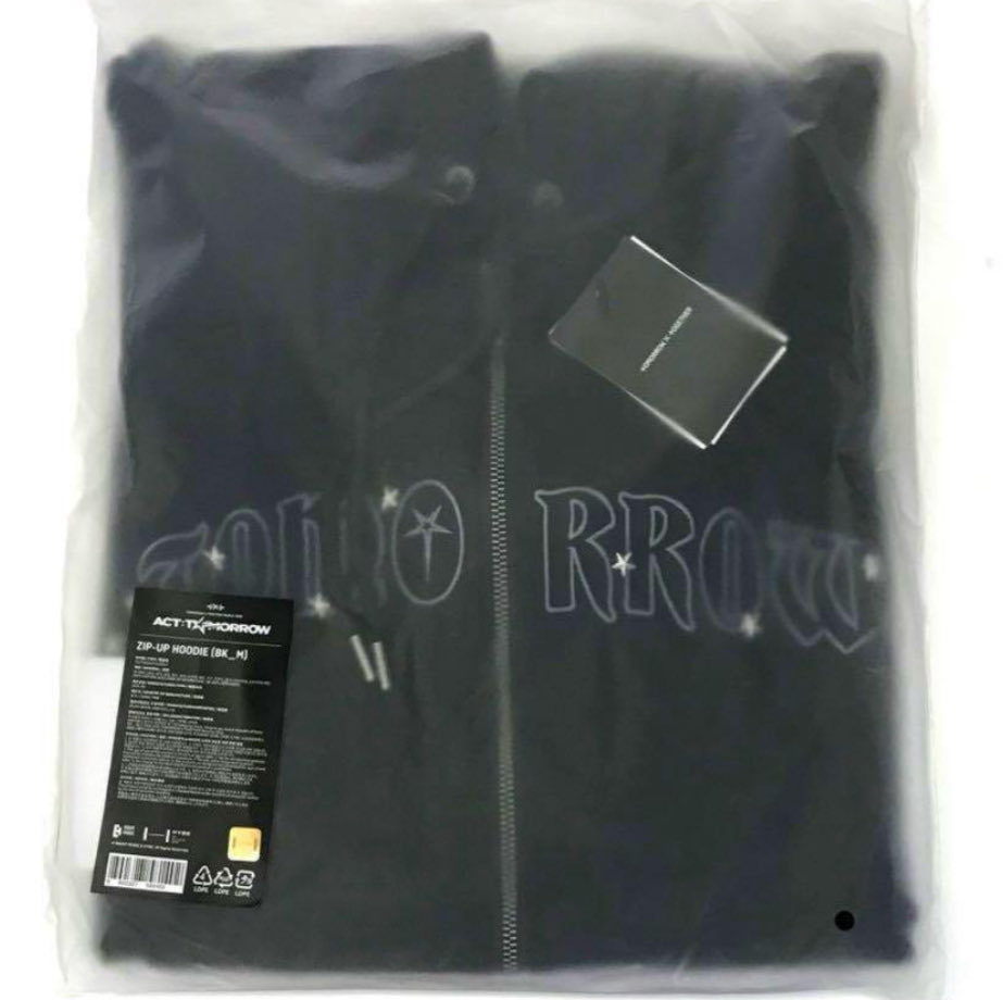 TXT ジップアップフーディ パーカー M TXT TOMORROW ソウルコン ジップ