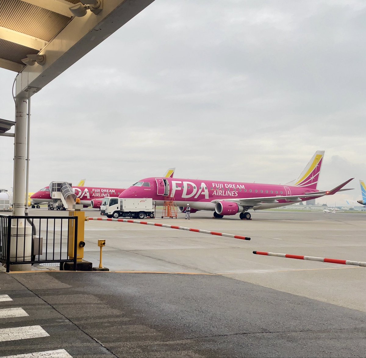 初 小牧空港でした