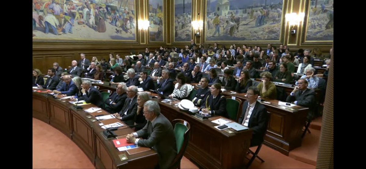 Conférence inaugurale au <a href="/Conseil_Etat/">Conseil d'État</a> de « La Mer et les Politiques publiques » avec @ErikOrsenna @christianbuchet Amiral Vaujour et @catherinechabaud, nouvelle ministre de la #Mer