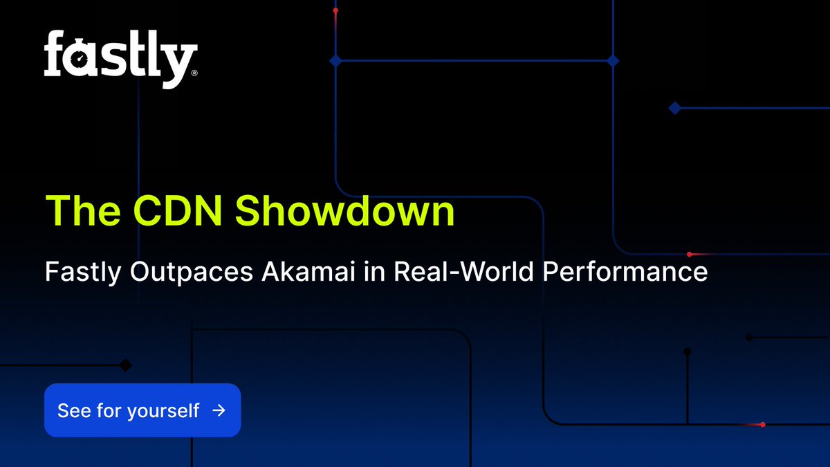 fastly's tweet image. ⚡ Fastly vs. Akamai: Google CrUX data doesn’t lie. Fastly delivers faster TTFB & LCP — meaning better user experiences, higher engagement, and more conversions.
Speed isn’t optional. It’s strategy. 🚀 fastly.com/resources/arti…
#CDN #WebPerformance #EdgeComputing