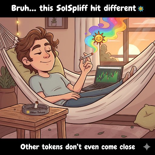 mickeyDeCURATOR's tweet photo. In courtsey of this competition ending tomorrow i’m dropping this as my final entry! 😂🌞💨
#pumpfun #memecontest #solspliff #solana
Gn everyone!🤭 https://t.co/VMBrIBXIjo