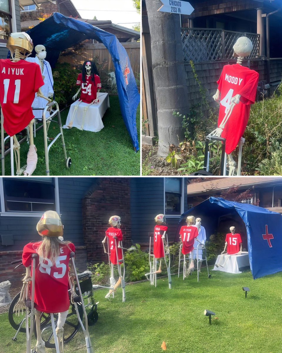This 49ers fan just won Halloween 