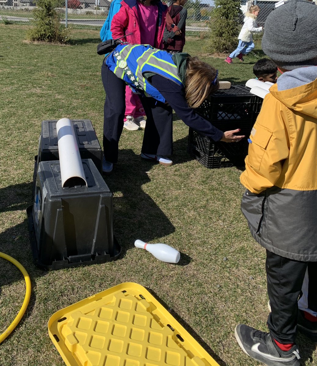 Our Bears made a bowling alley today.  It was one of those grown up moments when you stand back and say WOW!  It cost me $42 to play. Apparently there was a student price too! Our Bears are working through so many skills as they play.  Thank you <a href="/HannahBeachEDU/">Hannah Beach</a> for inspiring us!