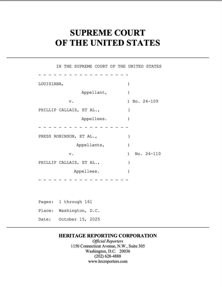 mcpli's tweet photo. Here's the argument transcript from Callais.

https://t.co/tr9UEf9oIx https://t.co/JIVp0H7vdp