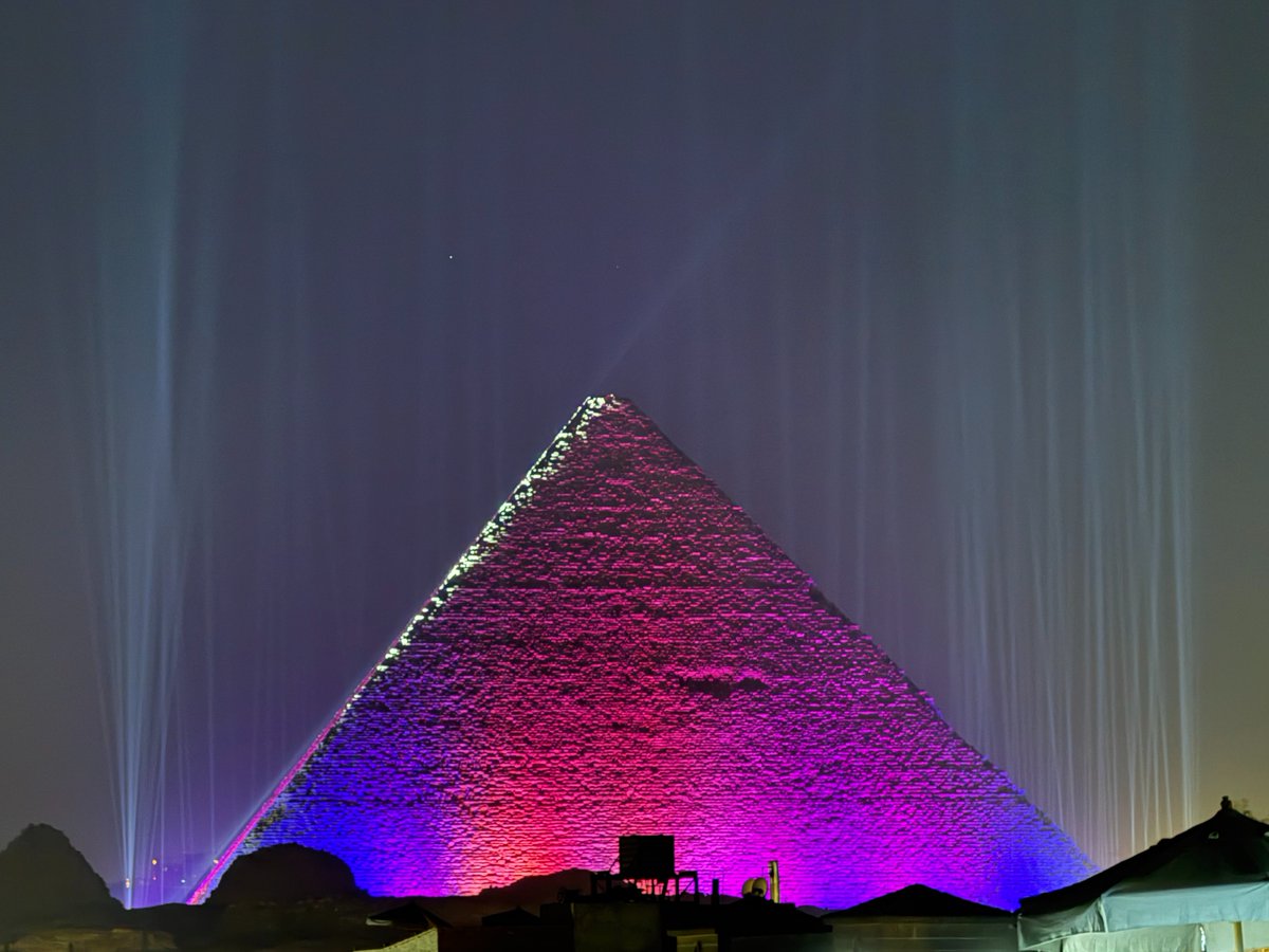 TheProjectUnity's tweet image. Just took this shot of The Great Pyramid