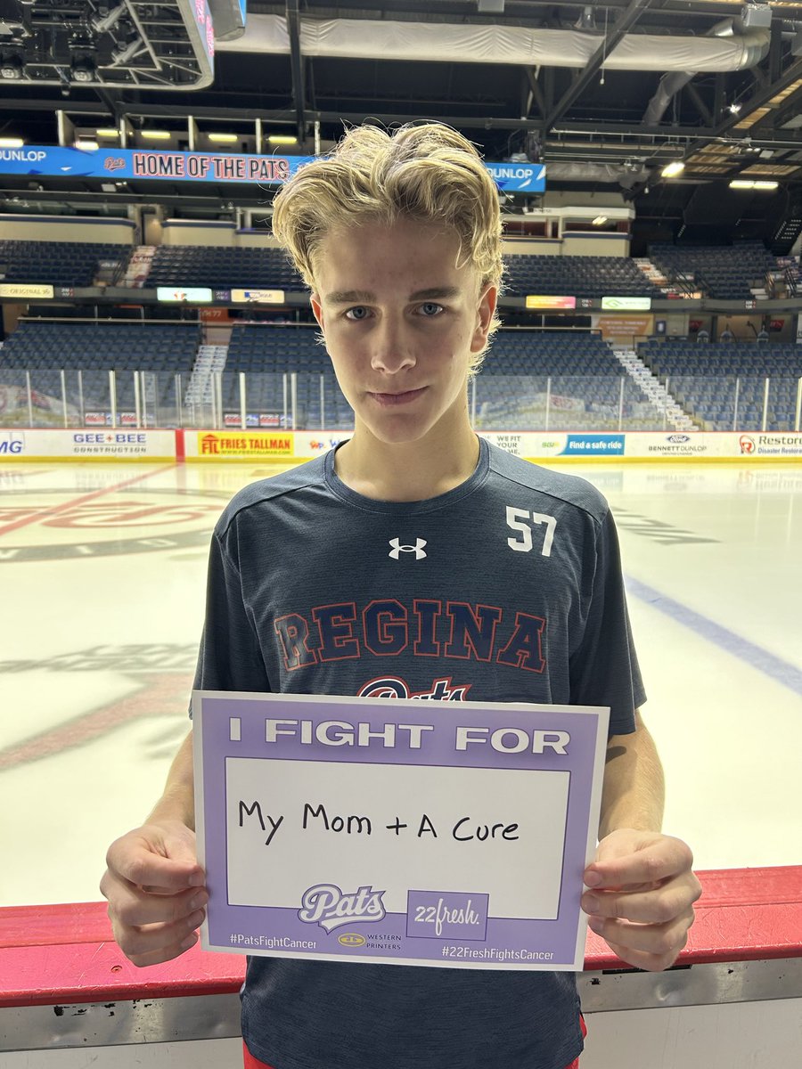 WHLPats's tweet image. We stand together in the battle against cancer, proudly holding our ‘I FIGHT FOR’ cards in honour of the fighters, survivors, and those who inspire us every day 💜 

Join us this Saturday, October 18th at 6:00 p.m. for our Cancer Awareness Game, presented by @22Fresh 🎗️

Tickets…