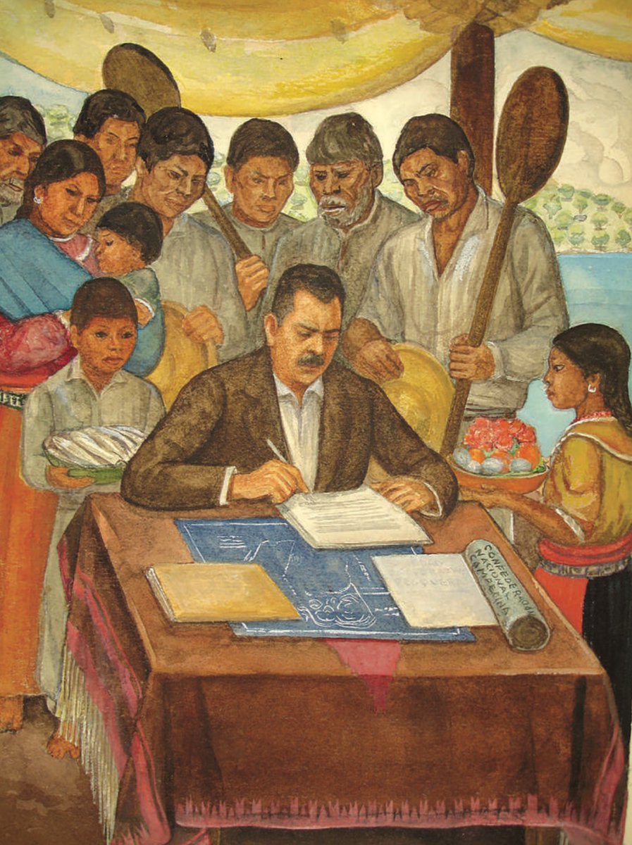 Lázaro Cárdenas. Obra de Roberto Cueva del Río