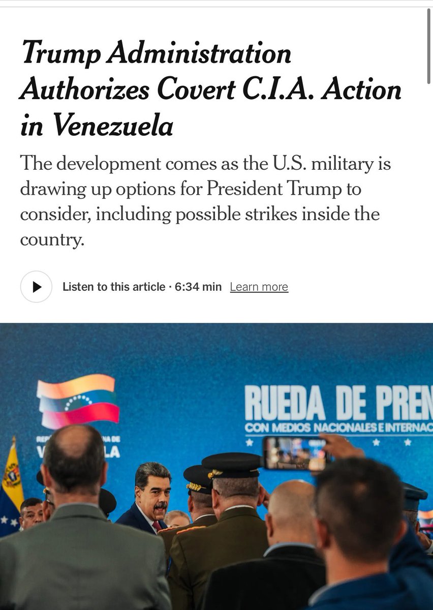 The CIA attempted 637 times to assassinate Fidel Castro and failed miserably.

But sure, facing off against 5 million militia members in #Venezuela will yield better results…
