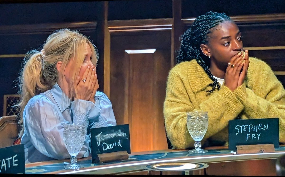 Was honestly surprised Claudia never got a vote at the round table.. #CelebrityTraitors