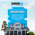 Photo by SCREENEZE® | The No-Spline Screen Porch System (@SCREENEZE)