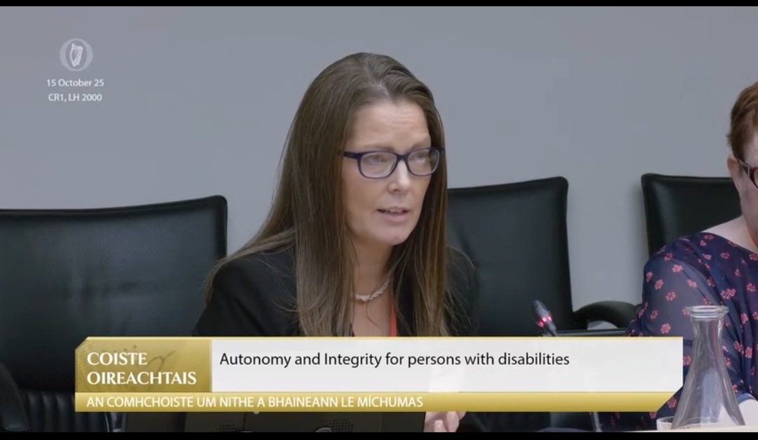 jogirlie's tweet photo. Spoke at the Disability Matters Oireachtas Committee today with @suzybie on our work @AdvocacyIreland supporting people out of wardship under the ADM Act.
#ADMAct #DisabilityRights #Advocacy https://t.co/BgNo38s3Py