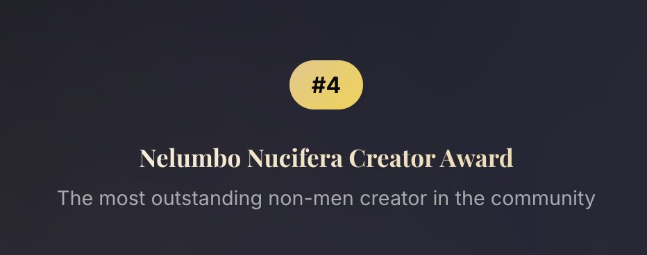 Thought I'd try shoot my shot for a few awards 💜
craftedtogetherawards.net/nominate

If you'd be able to nominate Lumamon for 'SMP of the Year'
&amp; me for Breakout Creator &amp; Nelumbo Nucifera Creator Award, it would mean A LOT to me &lt;333

(bit of a long shot but hey it's worth trying~)