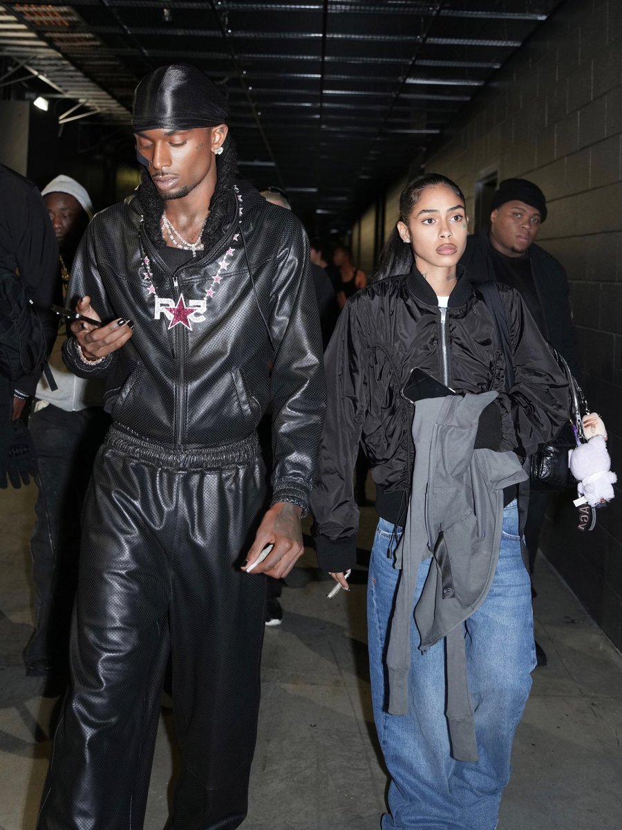 Lidestywurld's tweet image. Playboi Carti &amp;amp; Gio last night in LA 📸