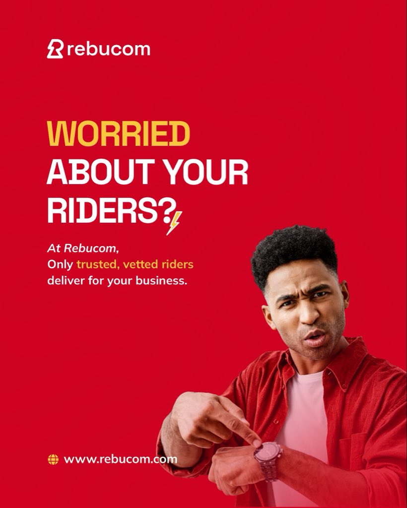 rebucomofficial's tweet photo. Lost or mishandled orders cost you money and trust. Rebucom assigns only professional, vetted riders, guaranteeing safe, reliable deliveries every time. Protect your brand and your customers.

#wearerebucom #dispatchridersinlagos #deliverycompany #lagosbusinesses #lagosnigeria https://t.co/Lfuk7fUiun