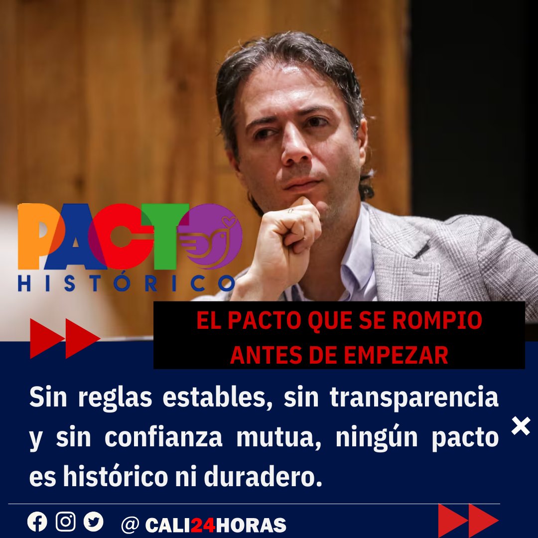 Cali24Horas's tweet image. Los invitamos a leer el editorial de hoy de Cali24Horas &quot;EL PACTO QUE SE ROMPIO ANTES DE EMPEZAR&quot;
#PactoHistorico #DanielQuintero #EleccionesColombia #IzquierdaColombiana #Cali24Horas.