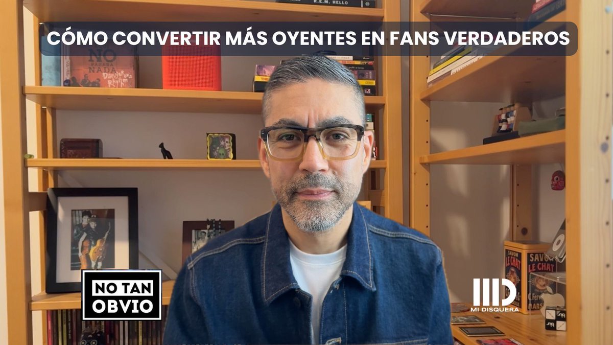 Para convertir más oyentes en fans verdaderos, tienes que crear una conexión emocional con ellos.

En mi colaboración con @midisquera comparto todos los detalles.
Para ver el video completo, visita el canal de Mi Disquera en YouTube 🖥️

buff.ly/fpKrCcl